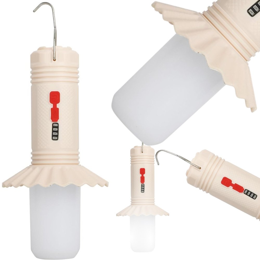 Lampa turystyczna latarka kempingowa wielofunkcyjna powerbank led namiot