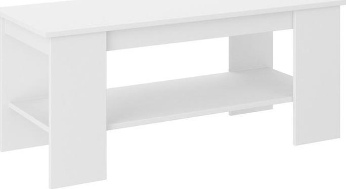 Mobene MEBLE STOLIK ŁAWA KAWOWA BIAŁY PRODUKT A-4 MOBENE