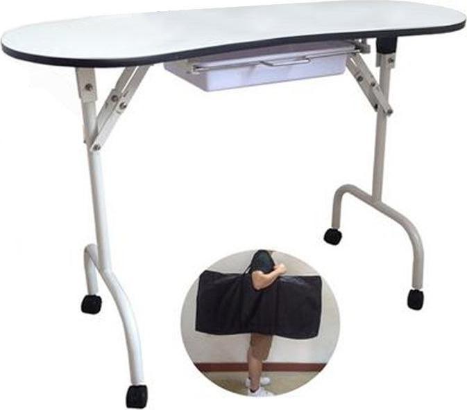 Activeshop BIURKO SKŁADANE 4031 BIAŁE + TORBA