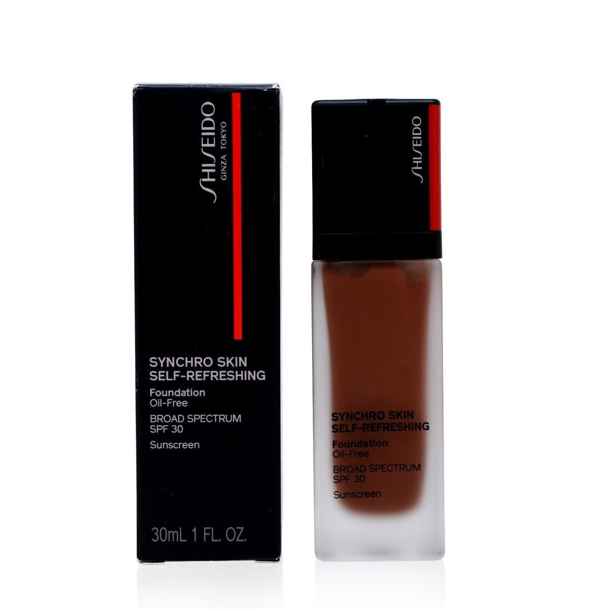 Shiseido, Synchro Skin Self-Refreshing, Liquid Foundation, 540, Mahogany, SPF 30, 30 ml For Women