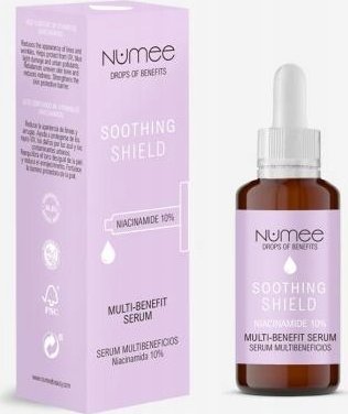 Numee Soothing Shield Serum do twarzy multifunkcyjne Niacynamid 10% 30ml