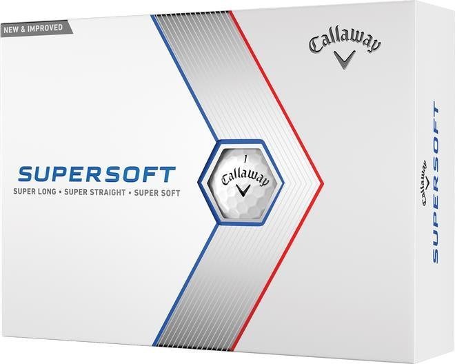CALLAWAY Piłki golfowe SUPERSOFT białe