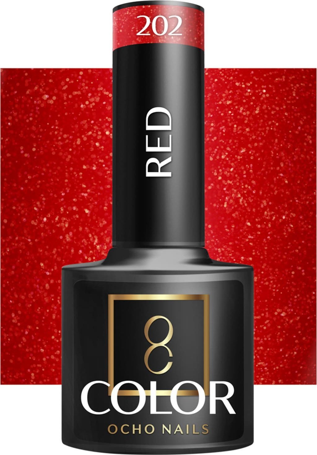 Activeshop OCHO NAILS Lakier hybrydowy red 202 -5 g