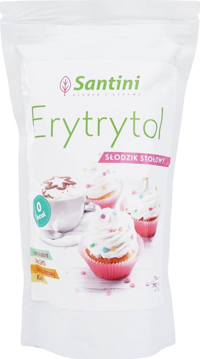 SANTINI ERYTRYTOL CHIŃSKI BEZGLUTENOWY 500 g (TOREBKA) - SANTINI