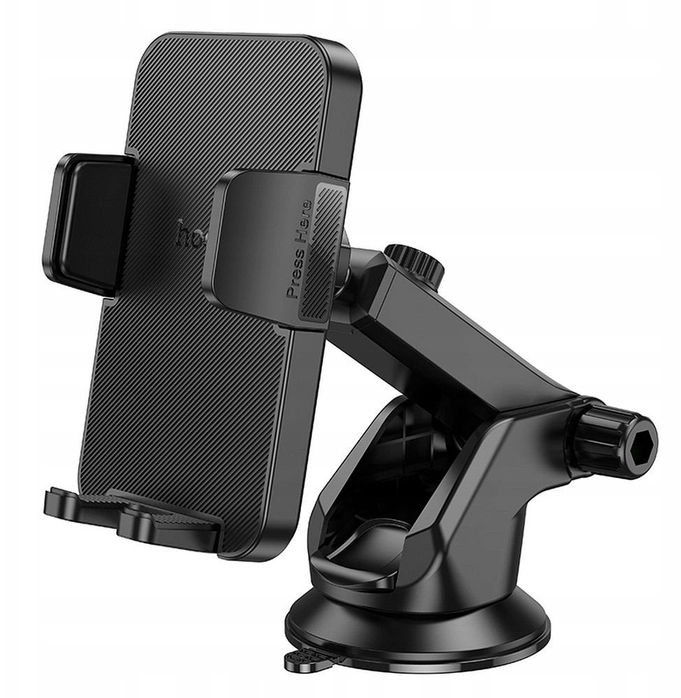 Uchwyt na telefon do samochodu uniwersalny Hoco do szyby / deski H37 czarny
