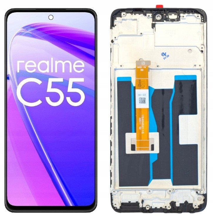 WYŚWIETLACZ EKRAN LCD DO REALME C55 RAMKA