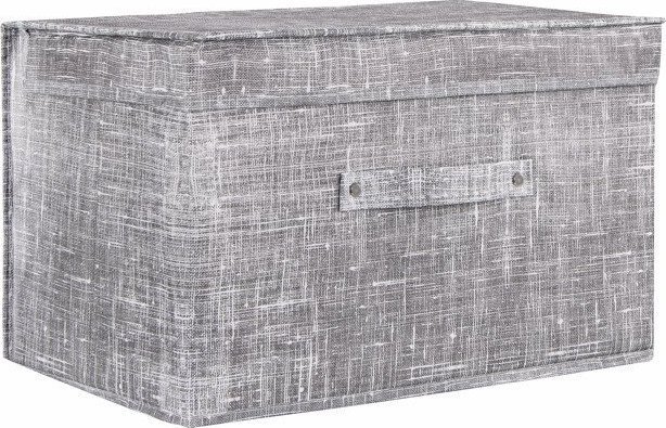 Springos Pudełko do przechowywania 25x40x30cm organizer zamykany szary UNIWERSALNY