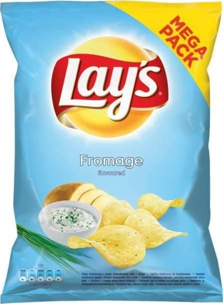 LAYs LAY`S Fromage - Chipsy Ziemniaczane O Smaku Śmietankowego Sera Z Ziołami - 215G