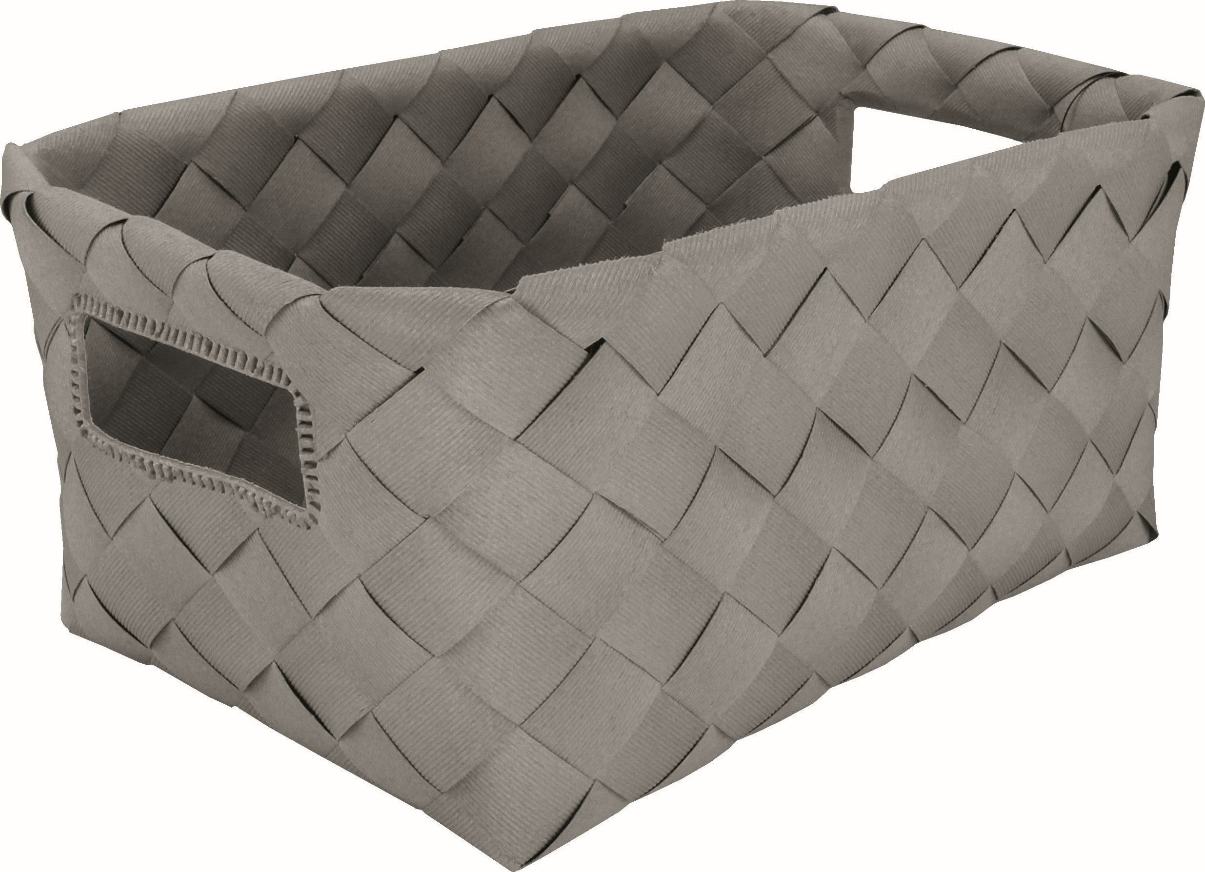 Kleine Wolke Kleine Wolke Aspera Koszyk/Pojemnik łazienkowy szary M tworzywo sztuczne