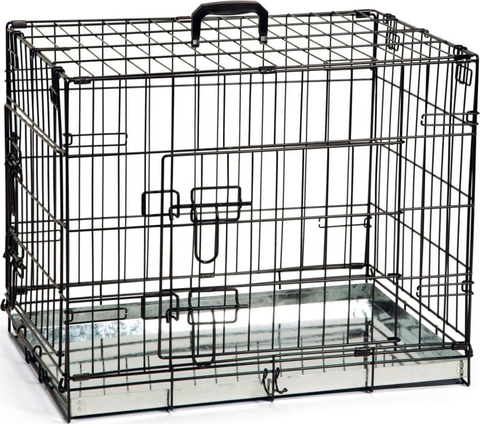 Beeztees Beeztees Klatka dla psa, 62 x 44 x 49 cm, czarna