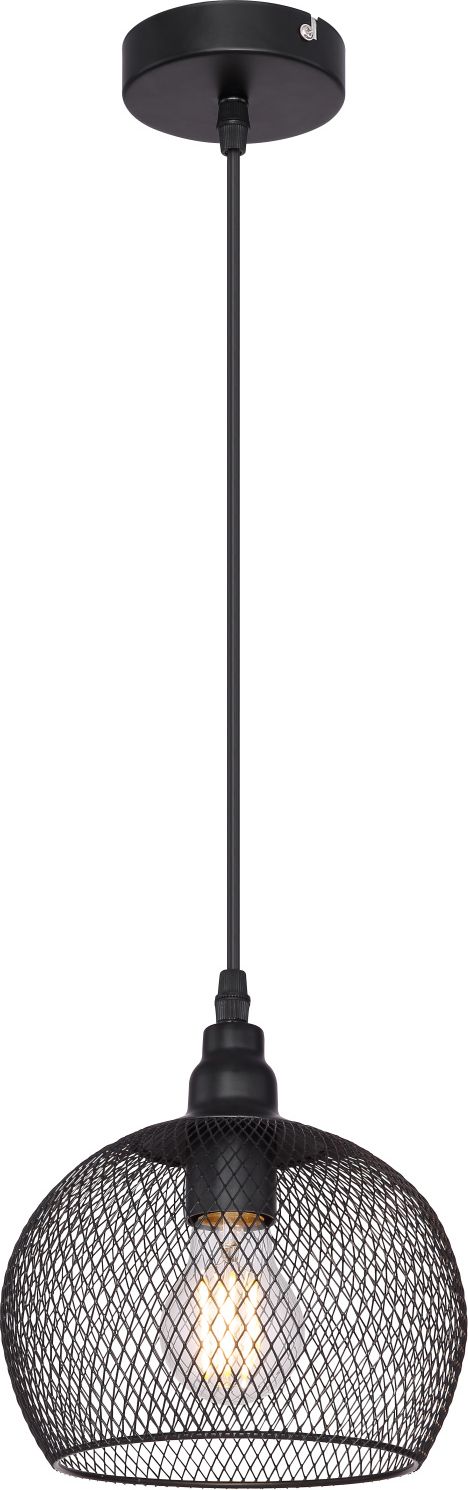 Lampa wisząca Globo ANYA industrial czarny (15047H3)