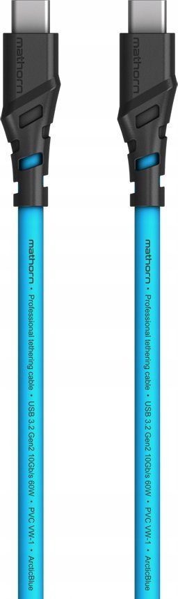 Kabel USB C2G USB-C - USB-C 2 m Niebieski (MTC-210)