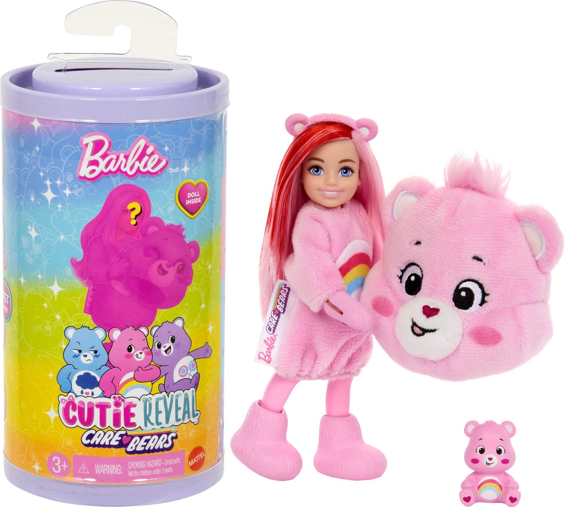 Barbie Chelsea Cutie Reveal Care Bears Surprise Set (JCN97)