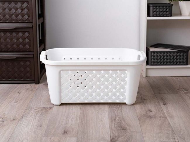 Kosz na pranie Tontarelli Arianna 35L biały (0307003125)