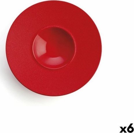 Ariane Talerz głęboki Ariane Antracita Ceramika Czerwony ( 28 cm) (6 Sztuk)