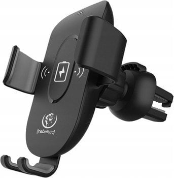 Podstawka Rebeltec Uchwyt na telefon z ładowarką bezprzewodową 15W Rebeltec C25