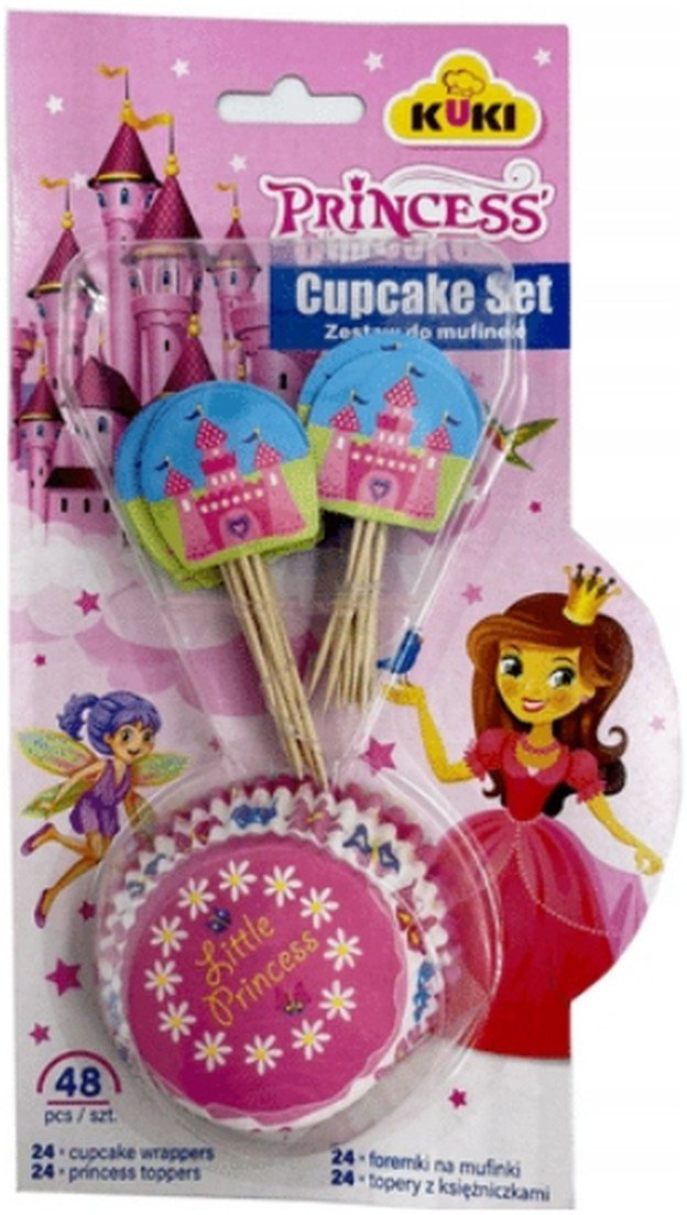 Kuki Zestaw do Muffinek Princess 48 szt.