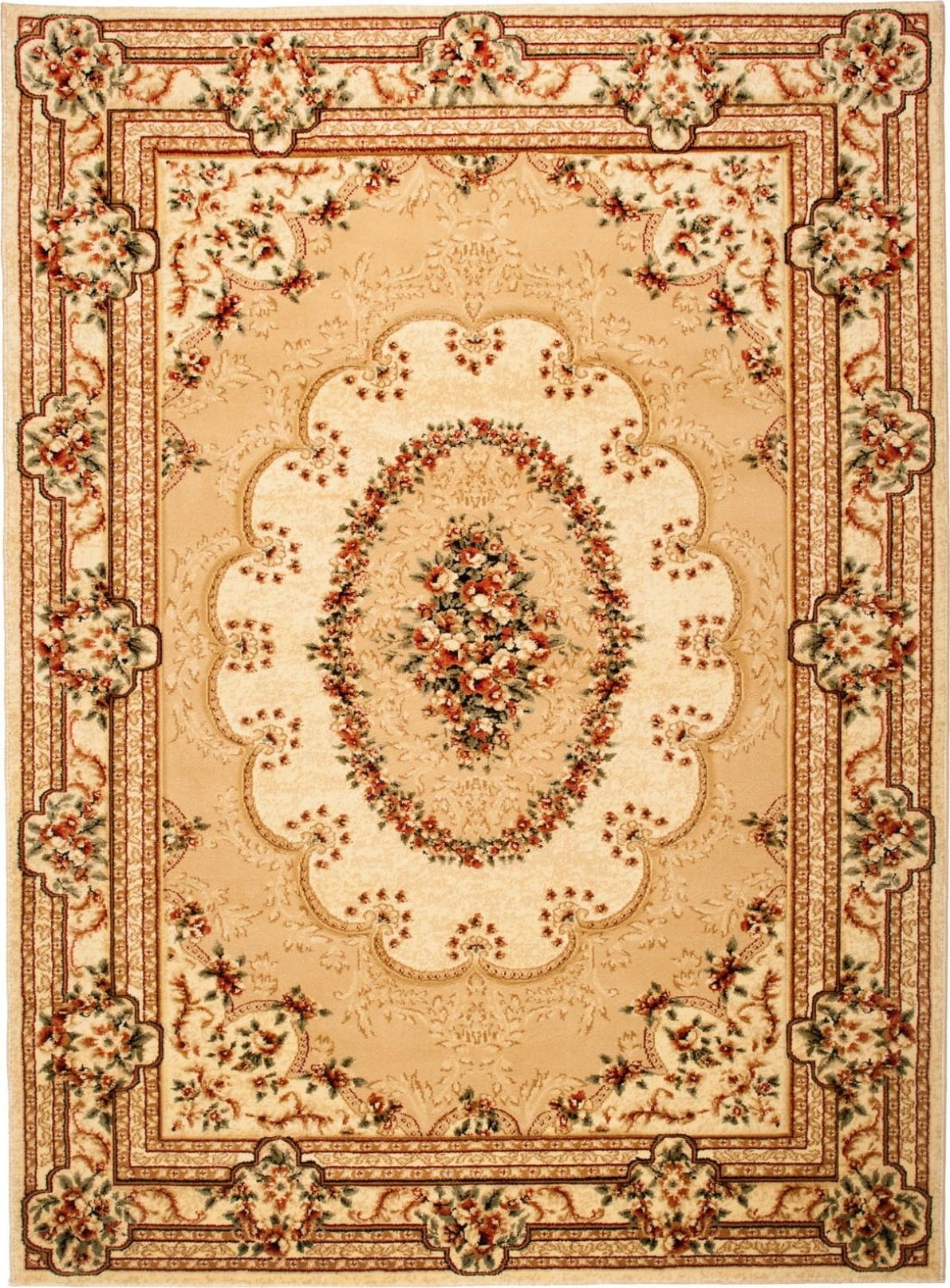 Carpetpol Dywan Klasyczny Kremowy 5889A CREAM YESEMEK (1.40*1.90)