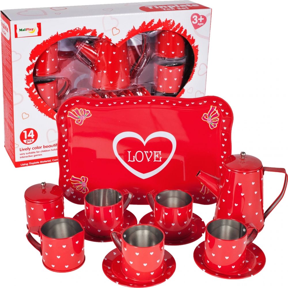 MalPlay Zestaw Do Herbatki Serwis Kubeczki