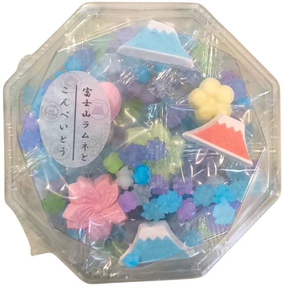 Wafu Ramune & Konpeito - Mt.Fuji, ręcznie robione cukierki z Kioto, miks smaków 71g - Kyoto Marun