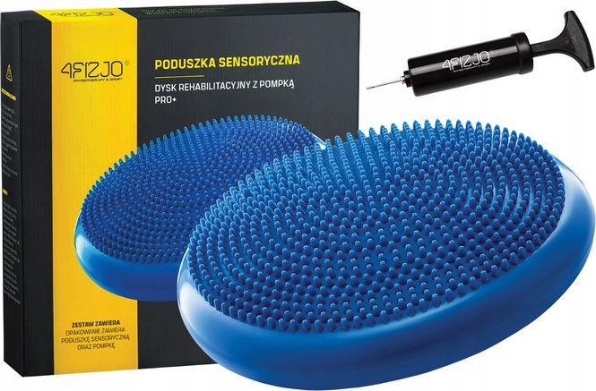 4fizjo Poduszka sensoryczna 33 cm (niebieska)