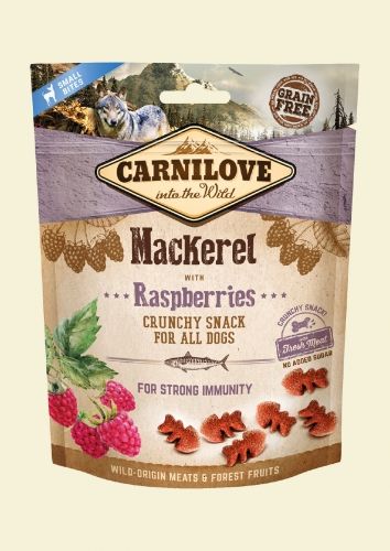Carnilove Przysmak Dog Snack Fresh Crunchy Mackerel+Raspberries 200g
