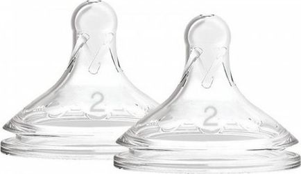 Dr Browns Smoczek szeroka szyjka do Butelki Options+ 3m+ 2 sztuki (WN2201)