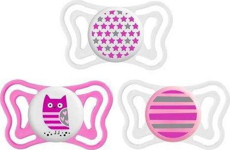 Chicco Smoczek Physio Light 6-16 m 2 szt.