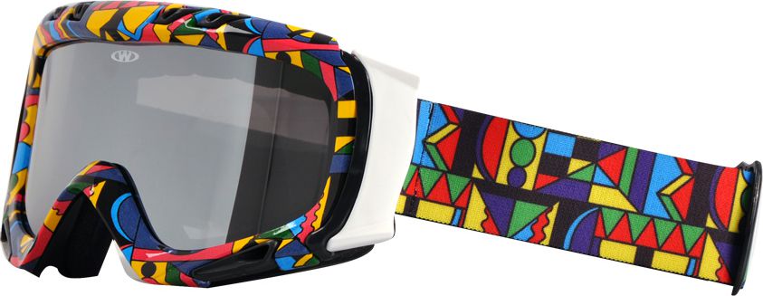 Worker Narciarskie Gogle Cooper Kolorowa Grafika (4101G)