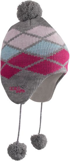 CHILLOUTS Czapka damska Ricky Kid Hat RIK03 szaro-różowa (CHI-3663)