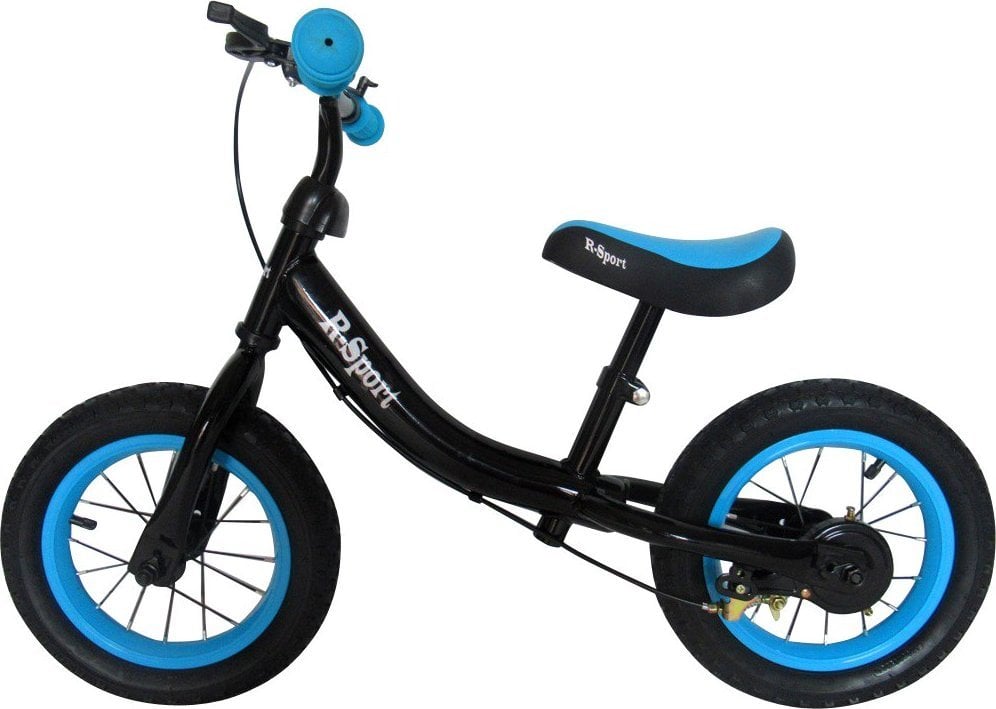 Rowerek biegowy R-Sport Rowerek biegowy R3 niebiesko-czarny R-Sport 12'' hamulec, dzwonek