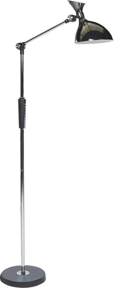 Lampa podłogowa Beliani Lampa podłogowa LED srebrna ANDROMEDA