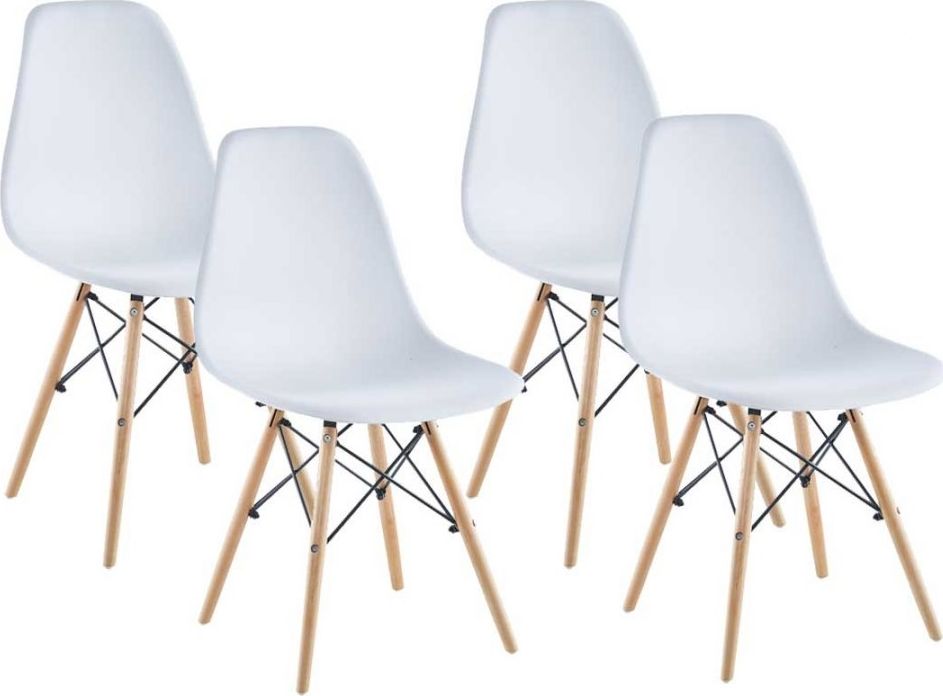 Saska Garden Krzesło Matera białe kpl 4szt Saska Garden