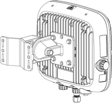 Cisco - Wireless Access-Point Montageset (vertikal) - Pfosten montierbar, geeignet fur Wandmontage - fur Catalyst 9124AXD, 9124AXI