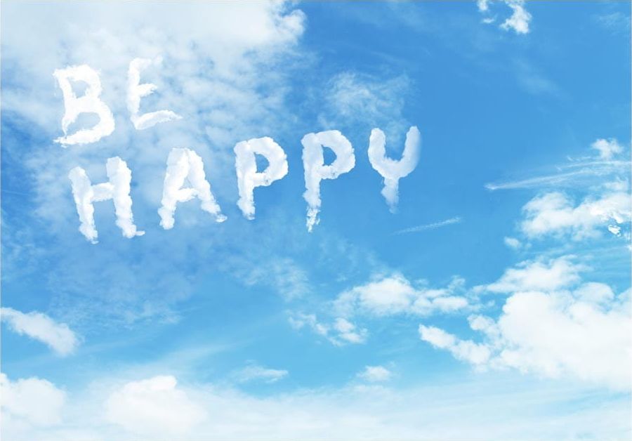 DecoNest Fototapeta - Be happy - 200X140