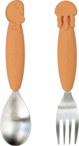 Done by Deer Sztućce dla Dziecka Mustard Done by Deer