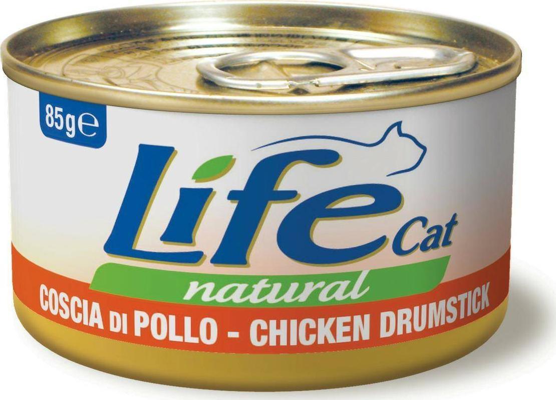 Life Pet Care LIFE CAT pusz.85g CHICKEN DRUMSTICK UDKO /24