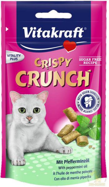Vitakraft KOT 60g CRISPYCRUNCH Z MIETĄ