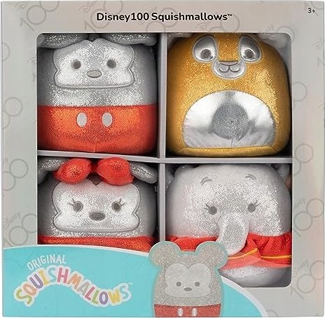 Jazwares Squishmallows - 13 cm Disney 100 4-pack (230233) /Stuffed Animals and Plush To