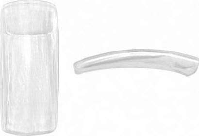 Bass Cosmetics Tipsy Cosmo z głęboką kieszonką przezroczyste 50 szt. #8 / Bass Cosmetics