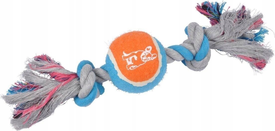 Zolux Zabawka dla psa, sznur z piłką tenisową, 30 cm