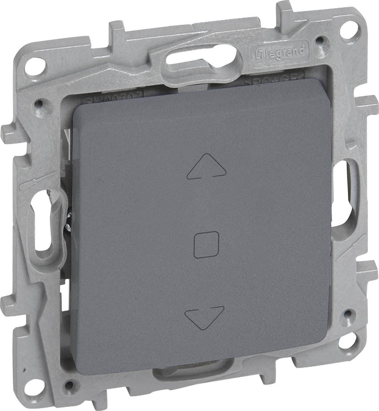 Legrand Niloe Selection Łącznik do bezpośreniego sterowania roletami 10AX stal 762311