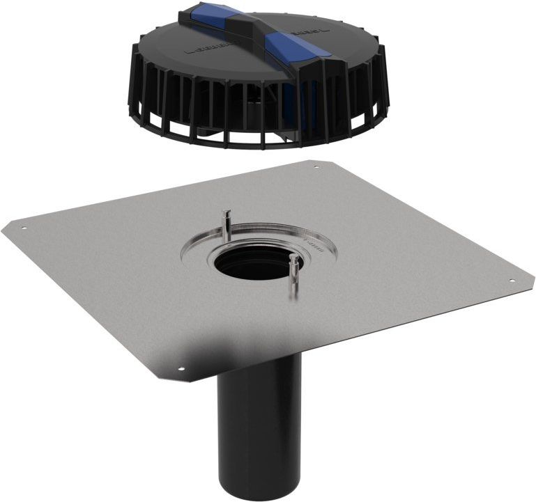 Geberit Wpust dachowy Pluvia z kołnierzem przyłączeniowym D90 - 359.099.00.1