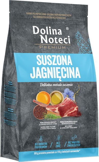 Dolina Noteci Premium Karma suszona dla kotów wszystkich ras jagniecina 2 kg