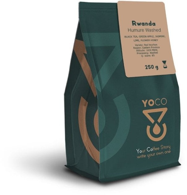 Kawa ziarnista YoCo Kawa ziarnista Rwanda Hurume przefiltrowana Filter 250g