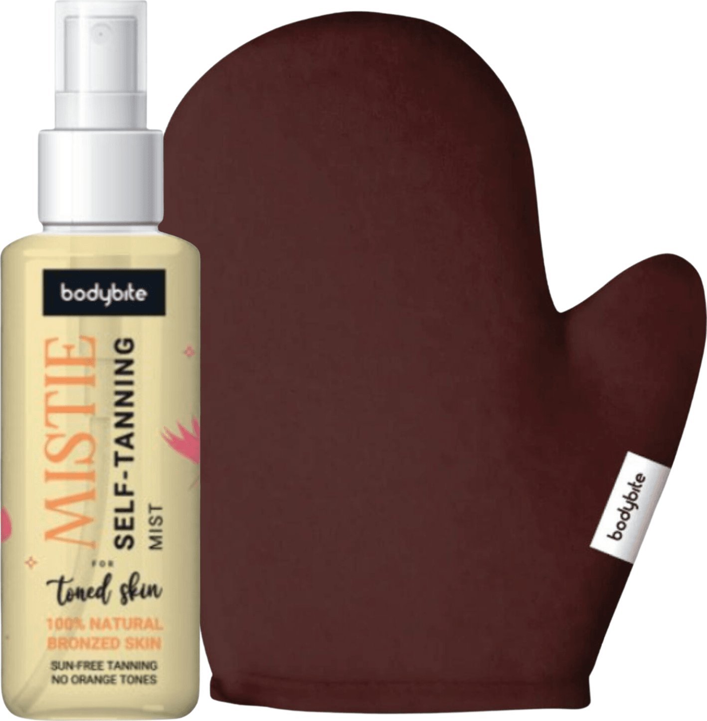 Bodybite Bodybite Mistie Mgiełka Samoopalająca + Rękawica