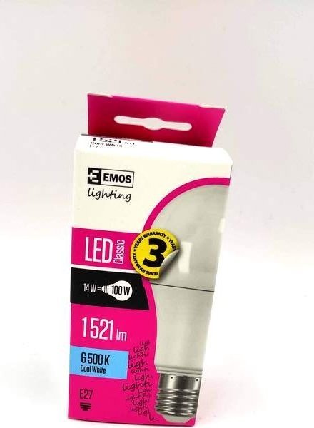 Emos ŻARÓWKA LED CLS A60 14W E27 CW