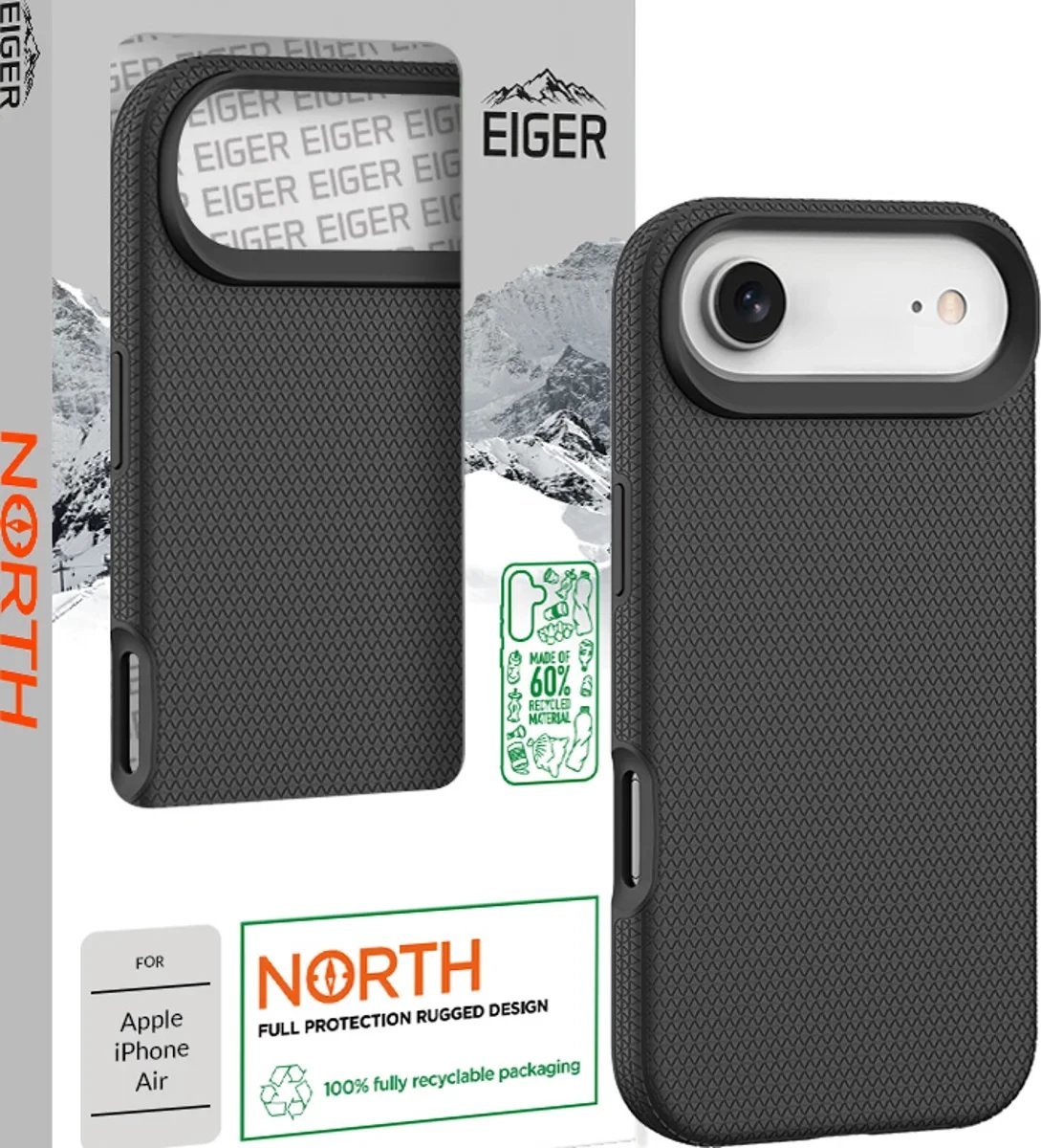 Eiger North Case GRS iPhone 17 Air schwarz
