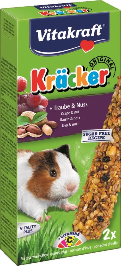 Vitakraft VITAKRAFT Kracker - kolba orzechowa dla świnki morskiej 2szt.