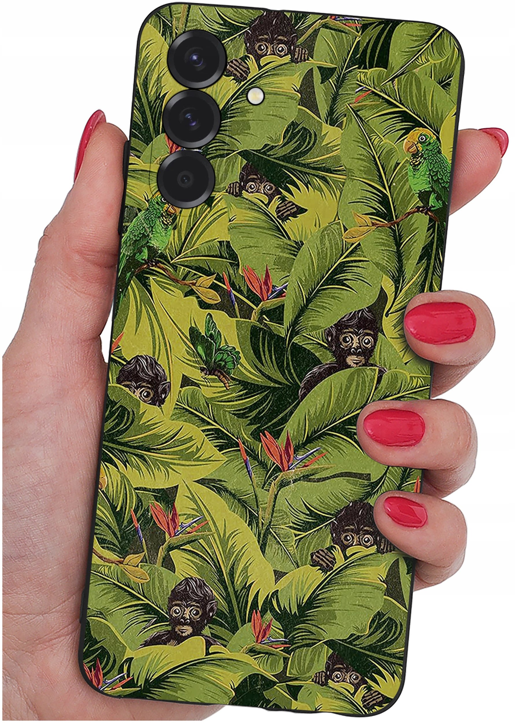 ETUI do Samsung A56 5G | WZORY | SILIKONOWE MATT CASE + SZKŁO 9H